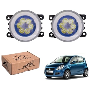 wolkomhome car fog light 6 led with drl car light accessories for ritz type-1