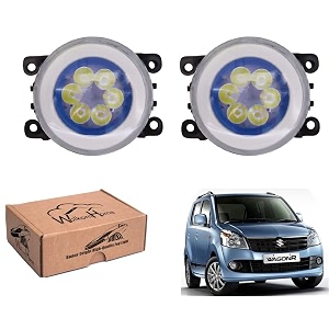 wolkomhome car fog light 6 led with drl car light accessories for wagonr 2010