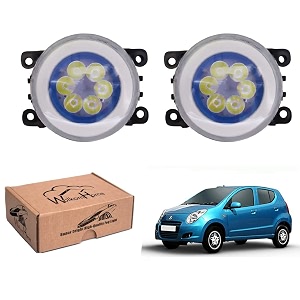 wolkomhome car fog light 6 led with drl car light accessories for a star
