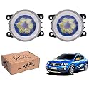 WolkomHome Car Fog Light 6 LED With DRL Car Light Accessories for Kwid