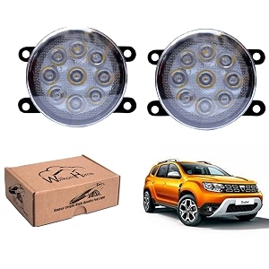 wolkomhome car fog light 9 led bright car light accessories for duster2016