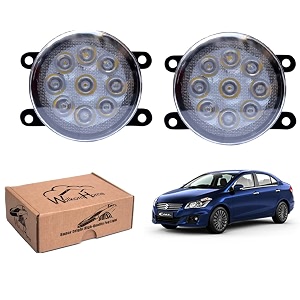 wolkomhome car fog light 9 led bright car light accessories for ciaz 2018