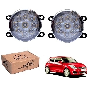 wolkomhome car fog light 9 led bright car light accessories for swift type-3