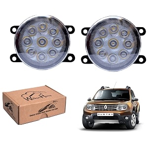 wolkomhome car fog light 9 led bright car light accessories for duster old