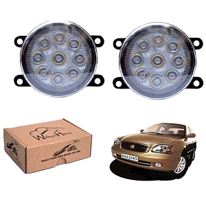wolkomhome car fog light 9 led bright car light accessories for baleno old