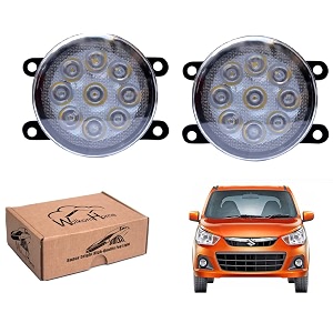 wolkomhome car fog light 9 led bright car light accessories for alto k10 new