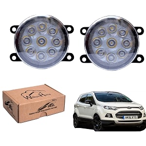 wolkomhome car fog light 9 led bright car light accessories for ecosport old