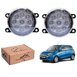 wolkomhome car fog light 9 led bright car light accessories for celerio 2019