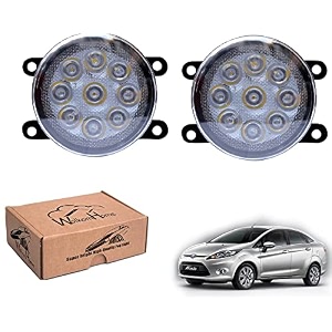 wolkomhome car fog light 9 led bright car light accessories for fiesta old