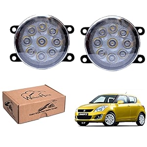 wolkomhome car fog light 9 led bright car light accessories for swift type-4