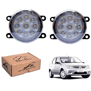 wolkomhome car fog light 9 led bright car light accessories for logan