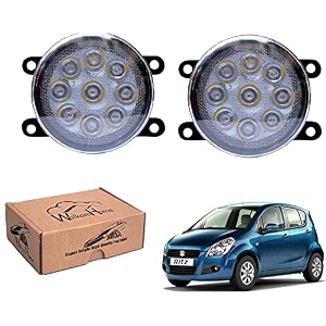 wolkomhome car fog light 9 led bright car light accessories for ritz type-1