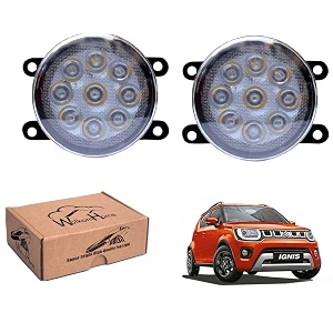 wolkomhome car fog light 9 led bright car light accessories for ignis 2020