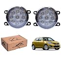 WolkomHome Car Fog Light 9 LED Bright Car Light Accessories for Swift 2015