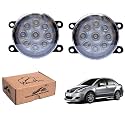 WolkomHome Car Fog Light 9 LED Bright Car Light Accessories for Sx4 New