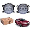 WolkomHome Car Fog Light 9 LED Bright Car Light Accessories for City Idtec