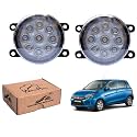 WolkomHome Car Fog Light 9 LED Bright Car Light Accessories for Celerio 2019