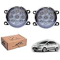 WolkomHome Car Fog Light 9 LED Bright Car Light Accessories for Fiesta old