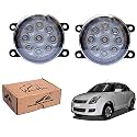 WolkomHome Car Fog Light 9 LED Bright Car Light Accessories for Swift Dzire 2017
