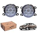 WolkomHome Car Fog Light 9 LED Bright Car Light Accessories for Ciaz