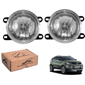 wolkomhome car fog light with h3 bulb car light accessories for nexon 2020