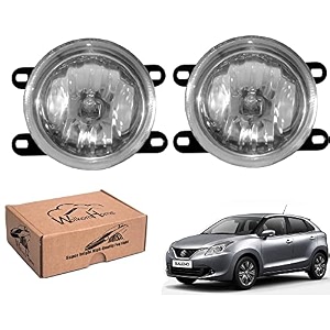 wolkomhome car fog light with h3 bulb car light accessories for baleno 2015
