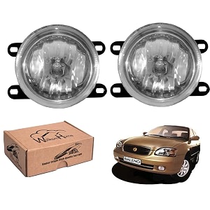 wolkomhome car fog light with h3 bulb car light accessories for baleno old