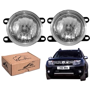 wolkomhome car fog light with h3 bulb car light accessories for duster t2