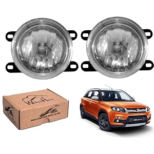 wolkomhome car fog light with h3 bulb car light accessories for vitara brezza