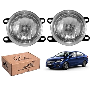 wolkomhome car fog light with h3 bulb car light accessories for ciaz 2018