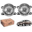 WolkomHome Car Fog Light With H3 Bulb Car Light Accessories for Ciaz