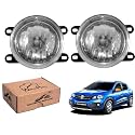 WolkomHome Car Fog Light With H3 Bulb Car Light Accessories for Kwid