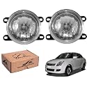WolkomHome Car Fog Light With H3 Bulb Car Light Accessories for Swift Dzire 2017