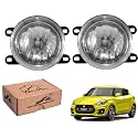 WolkomHome Car Fog Light With H3 Bulb Car Light Accessories for New Swift 2018 to 2022
