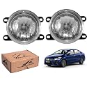 WolkomHome Car Fog Light With H3 Bulb Car Light Accessories for Ciaz 2018