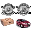 WolkomHome Car Fog Light With H3 Bulb Car Light Accessories for City Idtec