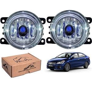 wolkomhome car fog light with h8 bulb car light accessories for dzire 2015