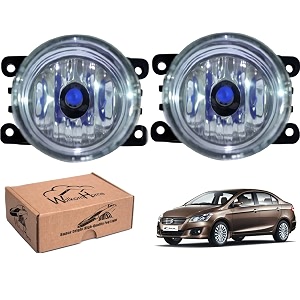 wolkomhome car fog light with h8 bulb car light accessories for ertiga 2019