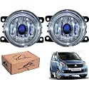 WolkomHome Car Fog Light With H8 Bulb Car Light Accessories for WagonR 2019 to 2022