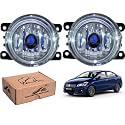 WolkomHome Car Fog Light With H8 Bulb Car Light Accessories for Dzire 2015