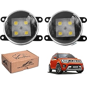 wolkomhome car fog light with high power 4 led car light accessories for ignis 2020