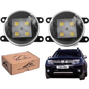 wolkomhome car fog light with high power 4 led car light accessories for duster t2