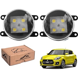 wolkomhome car fog light with high power 4 led car light accessories for new swift 2018 to 2022