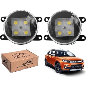 wolkomhome car fog light with high power 4 led car light accessories for vitara brezza
