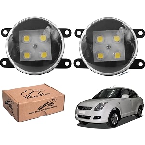 wolkomhome car fog light with high power 4 led car light accessories for swift dzire 2017