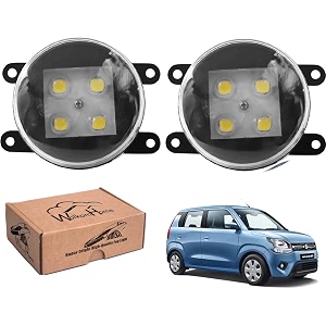 wolkomhome car fog light with high power 4 led car light accessories for wagonr 2019 to 2022