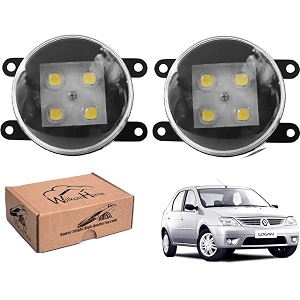 wolkomhome car fog light with high power 4 led car light accessories for logan
