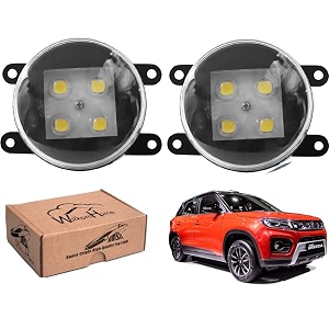 wolkomhome car fog light with high power 4 led car light accessories for vitara brezza 2020