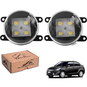 wolkomhome car fog light with high power 4 led car light accessories for swift dzire