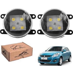 wolkomhome car fog light with high power 4 led car light accessories for swift dzire type-3